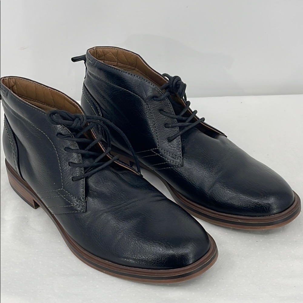 SONOMA SIZE 8.5 Men's Black Leather Ankle Boots